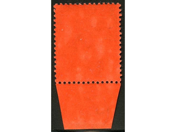 1912/23, George V £1 purple and black on red, die II, bottom margin with plate number “5”, mint never hinged, good perforatio