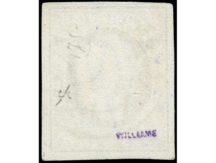 "LUXEMBOURG 28 JUIL 5.." (seems "56"), c.d.s. on &nbsp;1852, 10 c. gray black, vf, opinion Böttger BPP