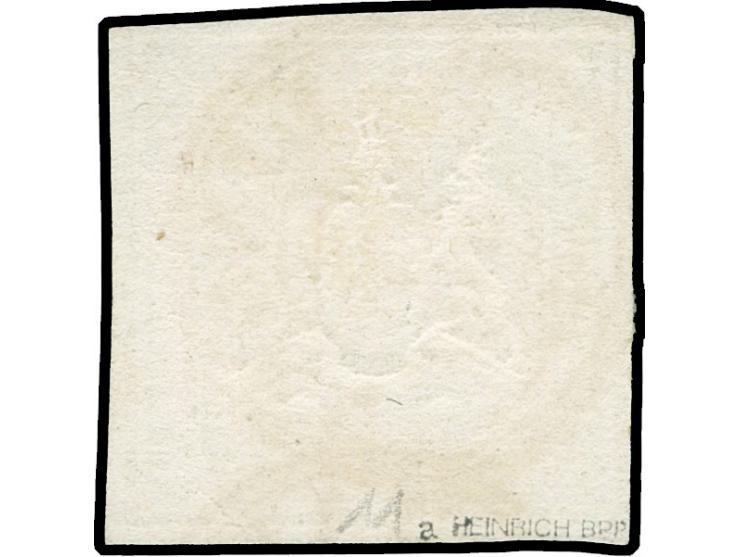 1859, 1 Kr. braun, allseits voll- bis breitrandig, farbfrisch mit DKr. “BALINGEN”, in einwandfreier Erhaltung, bestens sign. 