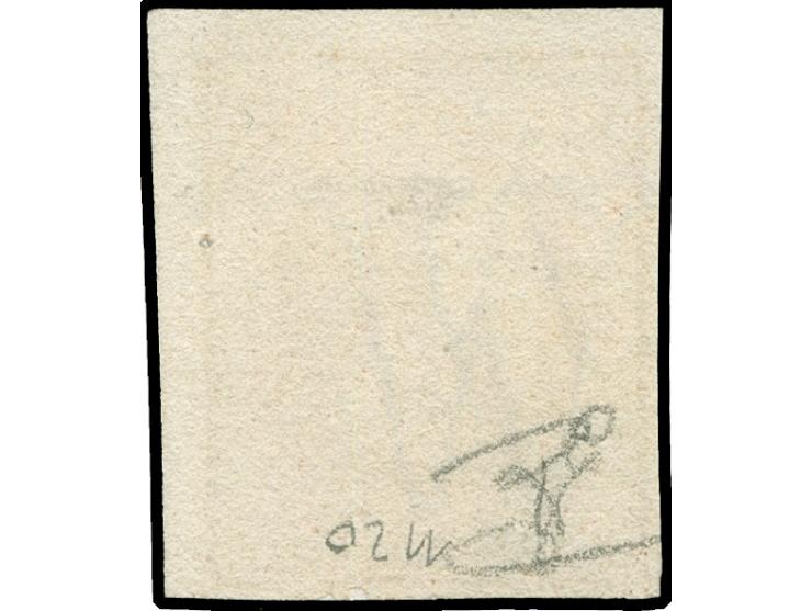 1852, 1 sgr., 2 copies in shades of light brownish red, good to large margins, neatly cancelled by circle of bars of Mersch r