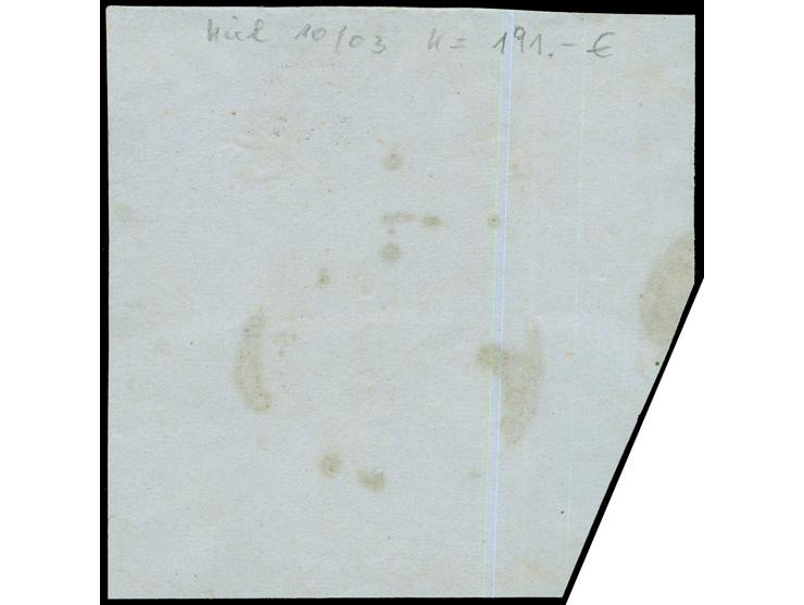 “COELN 1 *c 26.7.67” zweimal komplett, aber etwas verwischt auf waagerechtem Paar und Einzelmarke Ausgabe 1875 10 Pfge rot au