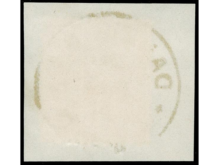 “DANZIG N.2 24.JUNO.76" (Spalink 7-1) sehr klar und zentrisch auf Ausgabe 10 Pfge karminrot auf Briefstück in tadelloser Erha