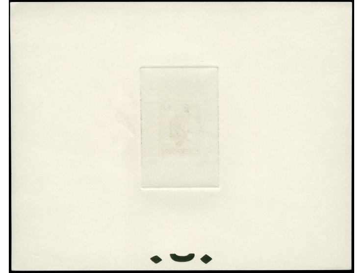 1945, lion 1,20 fr., epreuve d'artiste in dark blue