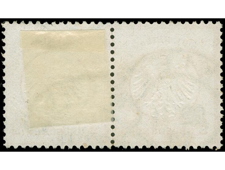 “KIEL 22-11-72” (Spalink 19-1) klar auf waagerechtem Paar kleiner Schild ½ Gr. orange-gelb. Die farbfrischen Marken sind gut 