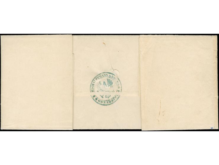 “OSNABRÜCK 21.MÄRZ.72” (Spalink 30-2) mehrfach klar auf senkrechtem Paar kleiner Schild ½ Gr. orange als tarifgerechte Mehrfa