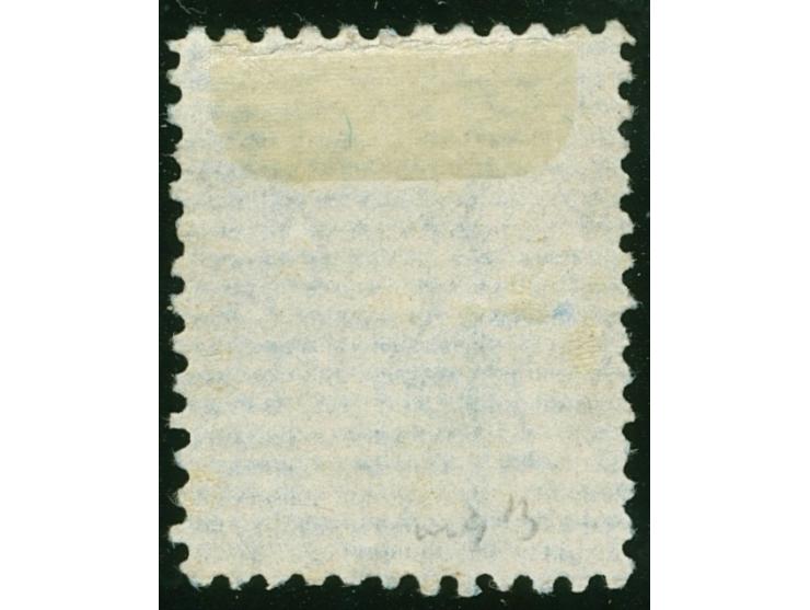 1900, Baden Powell 3 d. pale blue on blue, format 18,5 mm beetween frames, clear part cancelled MAFEKING CGH MY/3 1900, fine.