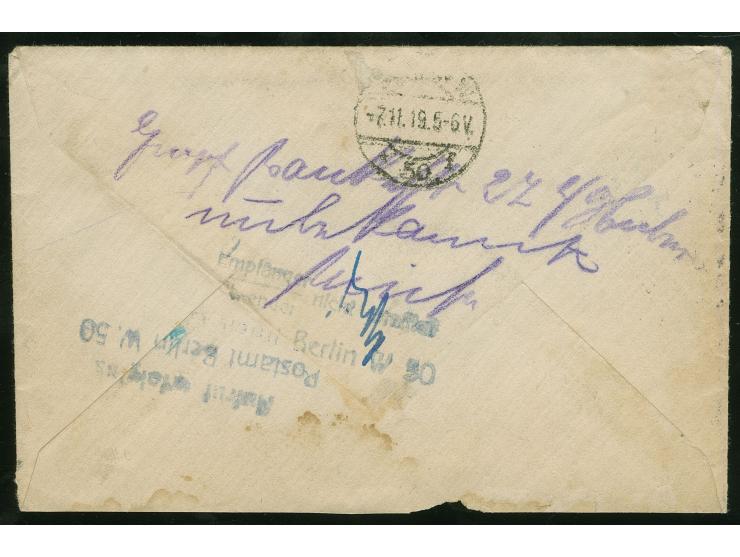 1919, 2 d. orange and 2½ d. blue tied to registered cover by BRITISH A.P.O. CONSTANTINOPLE 14/OC/19 cds. (type Z12) to Ismail
