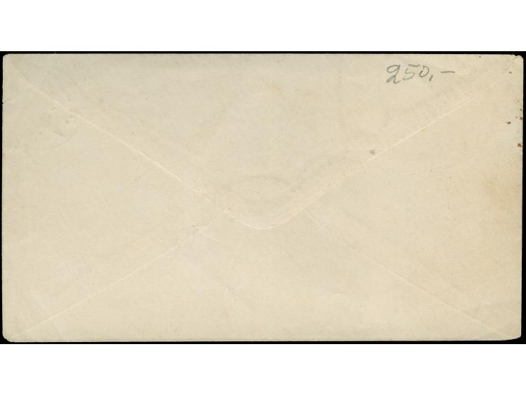 "BERLIN C. 63 F. 30.4.80" (Letzttag) sehr klarer Blankoabschlag in rot auf unbeschriftetem Briefkuvert. Vermutlich als Erinne