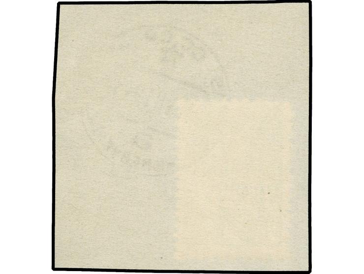 1941, 20 Kop., sauber mit altem sowjetischen Stempel “SVENCIONYS CCCP 16 VIII 1941” auf Briefstück, tadellos, eine seltene En