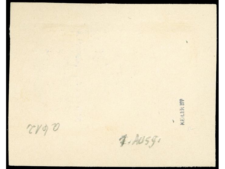 1941, Rote Armee 1 R., mit Aufdruck in Type II, gestempelt auf Briefstück, tadellos, sign. Keiler BPP&nbsp;