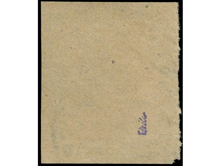 1942, Hakenkreuz 4 mm: 1,50 Rbl. auf 15 Kop., sauber mit kyrillischem Stempel “ALEXANDERSTADT 28 3 42” auf Briefstück, tadell