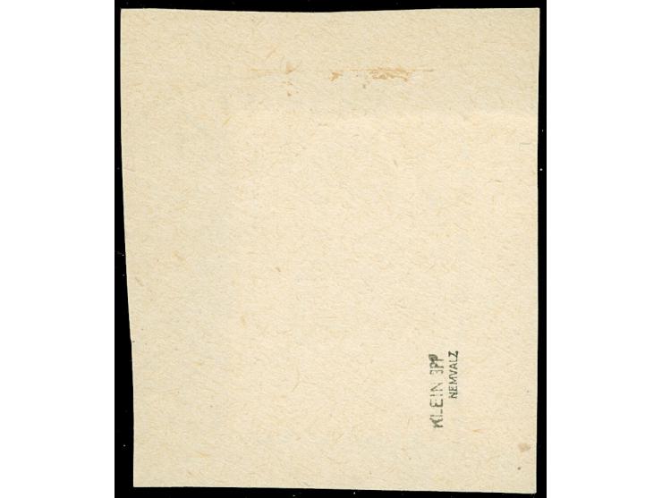 1941, 10 Kop. dunkelpreußischblau, mit linkem Seitenrand, sauber gestempelt “ELVA B EESTI 12.VIII 41” auf Briefstück, ausgabe