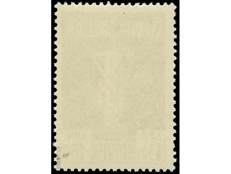 1943, Kriegsinvaliden 1,50 Din. schwarzsiena/siena, postfrisch, tadellos, sign. Krischke&nbsp;