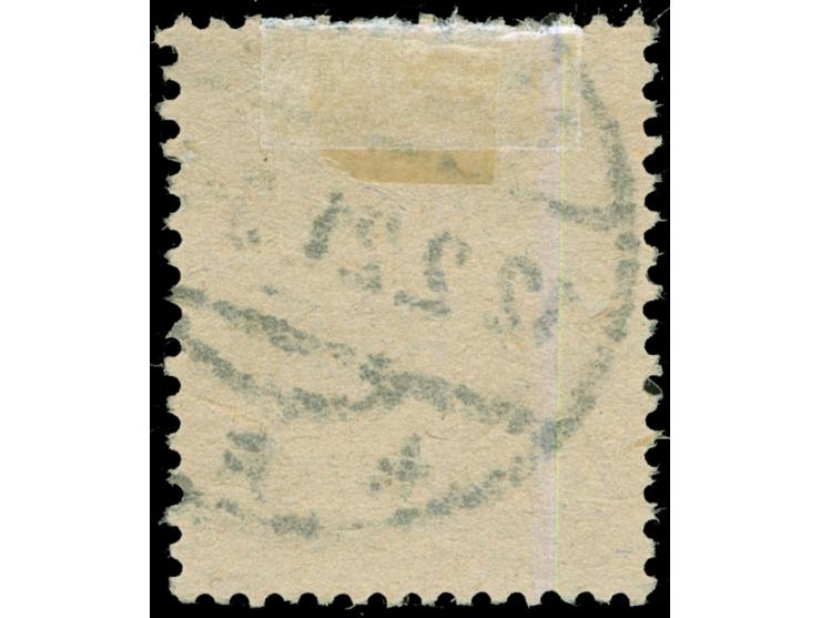 1920, Freimarke 40 pfg. auf 20 C. rotbraun auf GC-Papier, mit Aufdruckfehler “weiter Abstand zwischen 4 und 0” (Platte 1, Auf