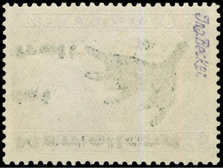 1939, 35 C. rosakarmin, kopftehender Aufdruck in Type I, sauber ungebraucht, tadellos, Auflage nur 40 Stück, Fotoattest Dr. P