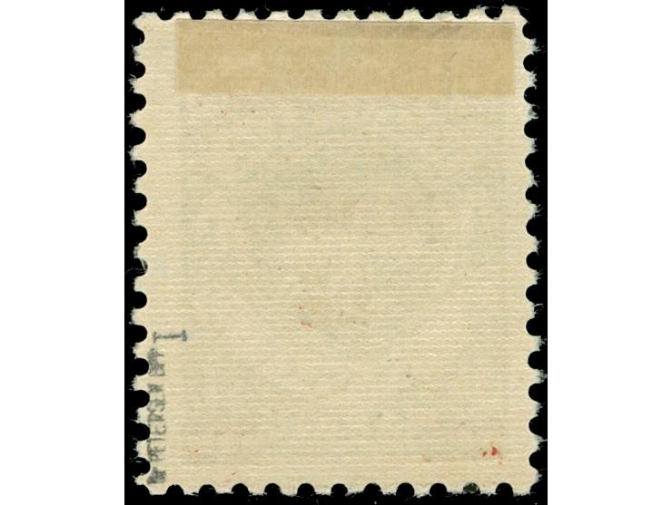 1923, Freimarken 25 C. auf 50 M. gelblichgrün, kopfstehender Aufdruck in Type I, sauber ungebraucht, tadellos, sign. Dr. Pete