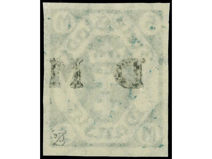 1922, Kleines Staatswappen 5 M. schwärzlichopalgrün, ungezähnt, postfrisch, tadellos, sign. Zumstein, Kurzbefund Gruber BPP (