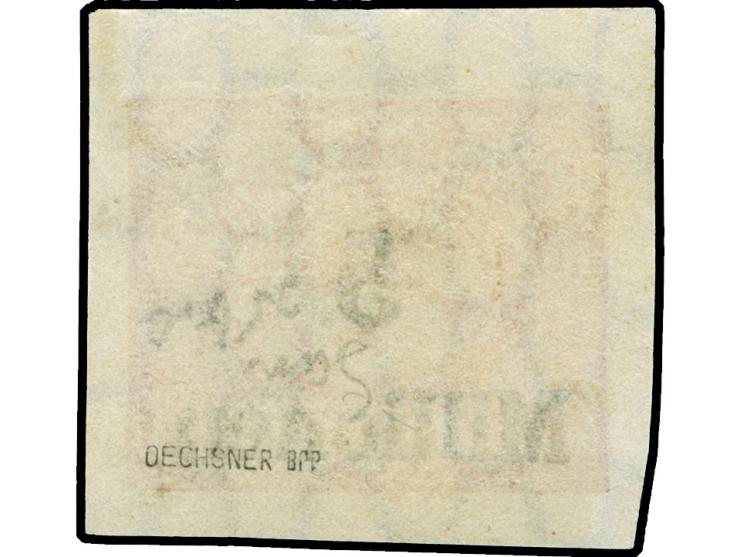1923, Flugpost 5 Millionen auf 50.000 M., ungezähnt, sauber ungebraucht, tadellos, sign. Oechsner BPP, Fotobefund Gruber BPP 