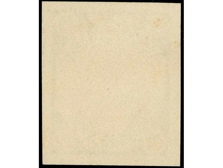 1922, Kleines Staatswappen 2,40 M., ungezähnter Probedruck in schwarz auf ungummiertem Kartonpapier, tadellos, Fotobefund Gru