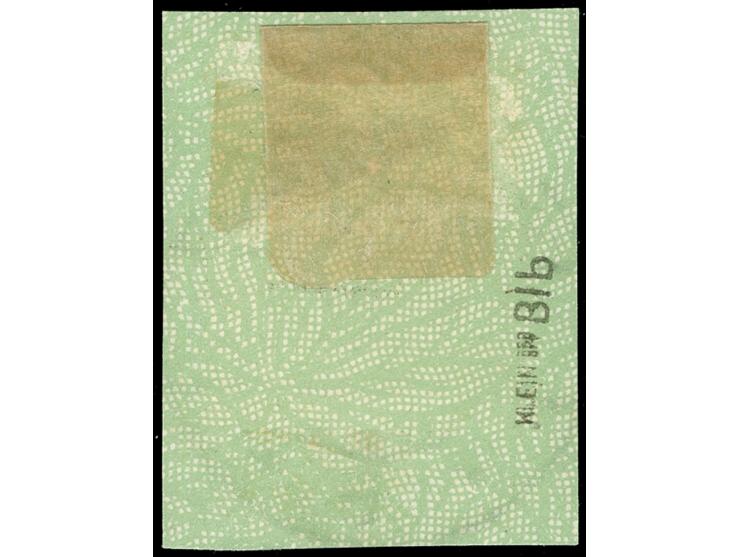 1920, Germania 5 M. auf 7 ½ Pfg. rötlichorange, Aufdruck Type BIb, sauber gestempelt “CHRISTBURG 24.5.20 4-5N” auf Briefstück