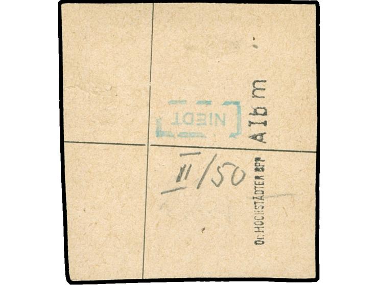 1920, Germania 5 M. auf 7 ½ Pfg. rötlichorange, Aufdruck Type AIbm, sauber gestempelt “MARIENWERDER .6.8.20" auf Briefstück, 