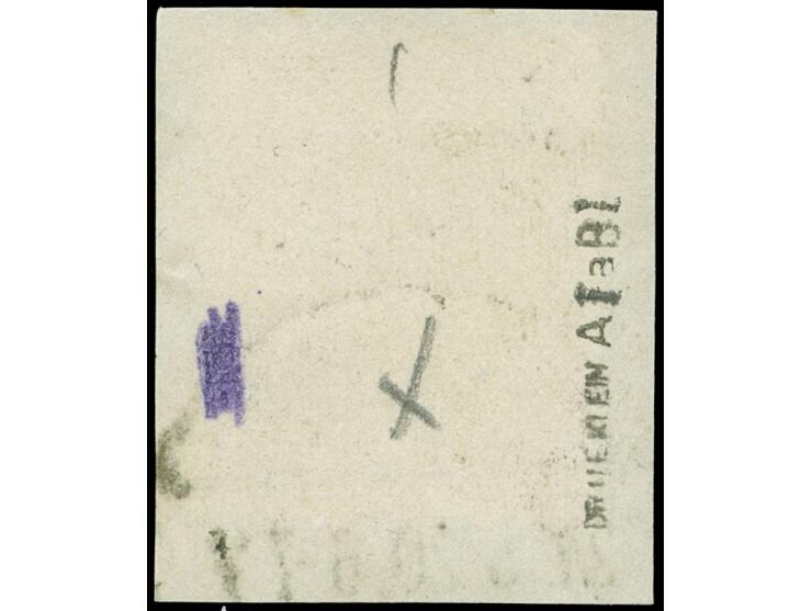 1920, Germania 5 M. auf 7 ½ Pfg. rötlichorange, Aufdruck Type AIaBI, sauber gestempelt “MARIENBURG 27.5.20" auf Briefstück, v