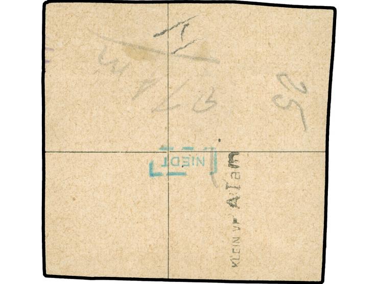 1920, Germania 5 M. auf 7 ½ Pfg. rötlichorange, Aufdruck Type AIam, linkes Seitenrandstück, sauber gestempelt “MARIENWERDER 1