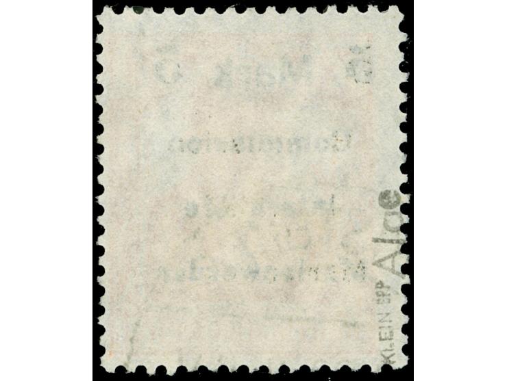 1920, Germania 5 M. auf 7 ½ Pfg. rötlichorange, Aufdruck Type AIae, sauber gestempelt “CHRISTBURG", tadellos, sign. Klein BPP