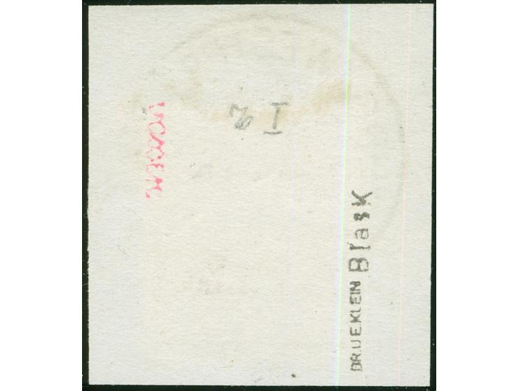 1920, Germania 3 M. auf 3 Pfg. dunkelorangebraun, Aufdruck Type BIas, kopfstehender Aufdruck, sauber gestempelt “MARIENBURG (