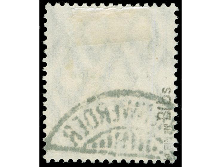1920, Germania 3 M. auf 3 Pfg. dunkelorangebraun, Aufdruck Type BIbs, gestempelt, tadellos, sign. Klein BPP