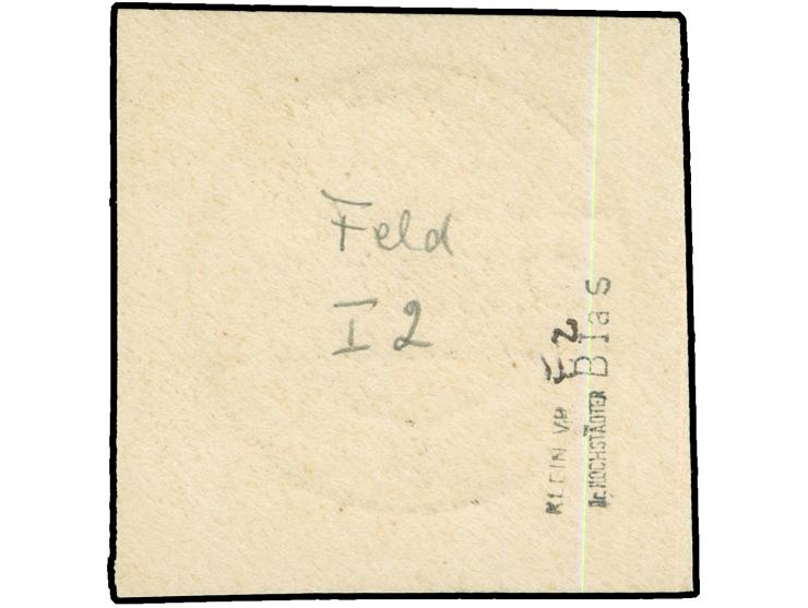 1920, Germania 3 M. auf 3 Pfg. dunkelorangebraun, Aufdruck Type BIas, sauber gestempelt “CHRISTBURG 27.5.20” auf Briefstück, 