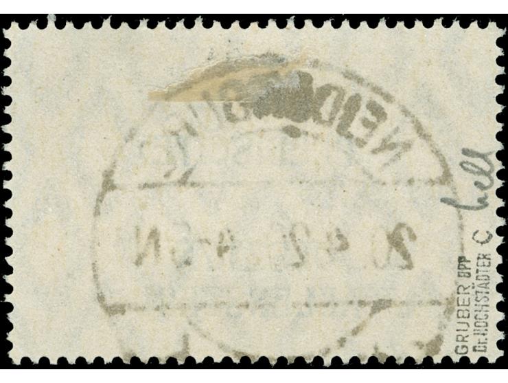 1920, Germania 1,50 M. braun, sauber gestempelt "NEIDENBURG 20.4.20", tadellos, sign. Dr. Hochstäder BPP, Gruber BPP