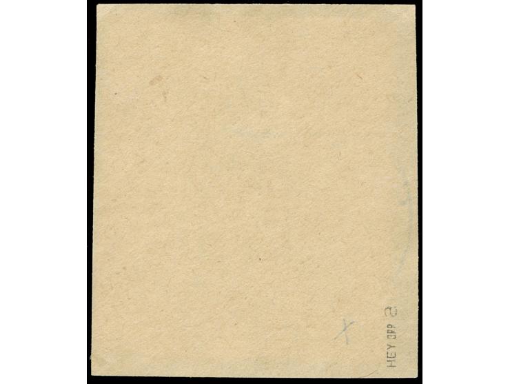 1916/17, Germania 30 Pfg. dunkelrotorange/schwarz auf hellchromgelb, Aufdruck glänzend, rechtes oberes Eckrandstück, Walzendr
