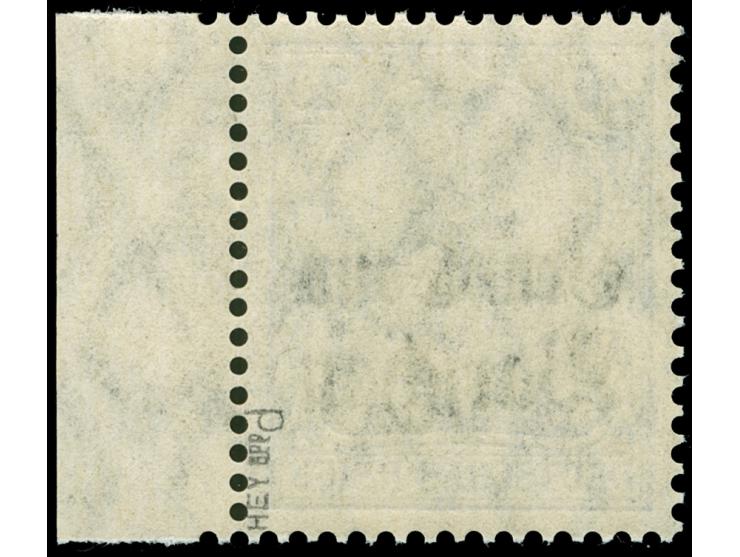 1916, Germania 20 Pfg. dunkelviolettblau, rechtes Seitenrandstück, postfrisch, tadellos, sign. Hey BPP&nbsp;