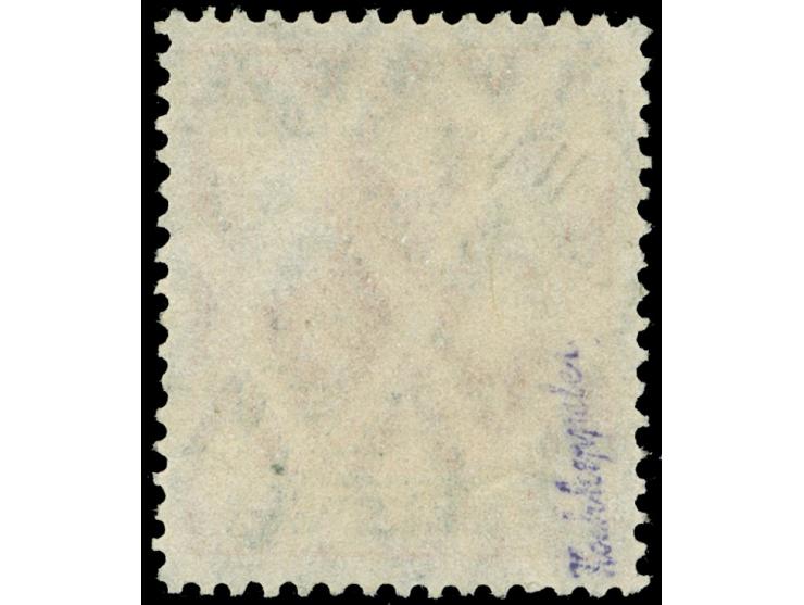 1920, lebhaftlilagrauer Netzunterdruck, Spitzen nach unten, 3 M. auf 7½ Pfg., sauber zeitgerecht gestempelt “OLIVA (WESTPR) -