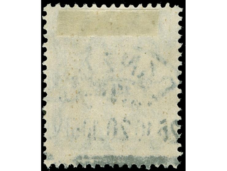 1920, Schrägaufdruck 15 Pfg. schwarzbraunviolett, sauber zeitgerecht gestempelt “DANZIG 26.10.20”, tadellos, Fotobefund Dr. O