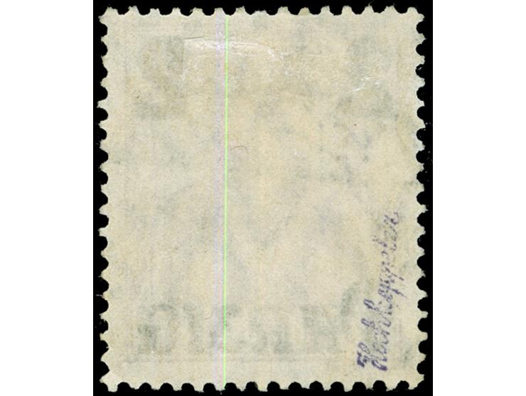 1920, hellgrauer Netzunterdruck Spitzen nach unten, 2 M. auf 35 Pfg., sauber und zeitgerecht gestempelt “DANZIG * 1 s 29.1.21