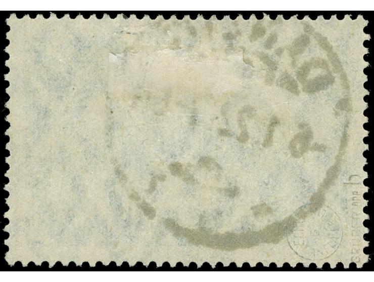 1920, Germania 1,25 M. dunkelbläulichgrün, sauber und zeitgerecht gestempelt “DANZIG 6.1.22”, tadellos, sign. Gruber BPP