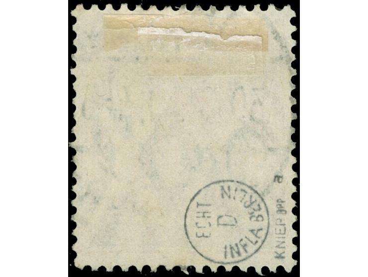 1920, Kleiner Innendienst 10 Pfg. dunkelrosarot, sauber und zeitgerecht gestempelt “DANZIG LANGFUHR 30.3.20”, tadellos, sign.