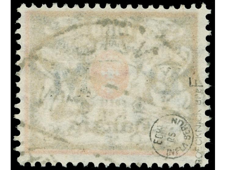 1923, Großes Staatswappen 1000 M., ohne Rosettenunterdruck, sauber und zeitgerecht gestempelt “DANZIG 15.8.23”, tadellos, sig