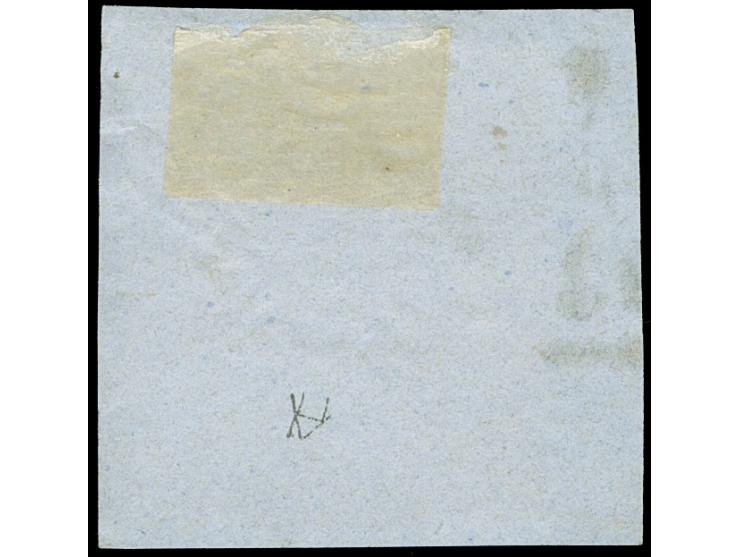 1872, 3 Kr. karmin mit Plattenfehler “gebrochenes C in REICHS-” (Feld 88) und Rahmenstempel “FRANKFURT A.M. POSTEXPED. No. 1…