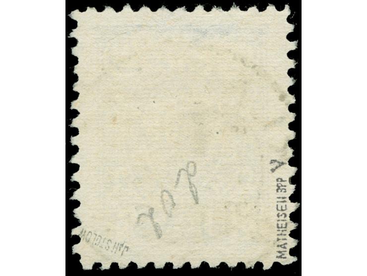 1923, Angliederung des Memellandes an Litauen 1 L. auf 800 M., weiter Abstand zwischen Wertziffer und Litas, sauber gestempel