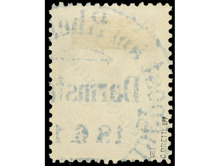1912, Flugpost “Gelber Hund” 1 M., sauber gestempelt, in einwandfreier Erhaltung, sign. C. Brettl BPP
