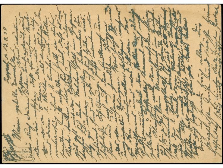 1939, Danziger Bürger 10 Pfg. Postkarte, Motiv Schopenhauer, mit Stempel “ZOPPOT 13.9.39" und Werbezusatz “Das Weltbad an der