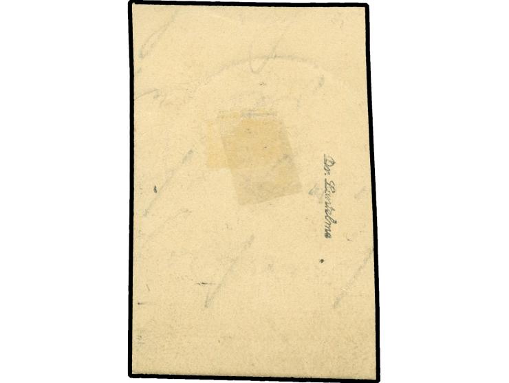 Petschili-Ausgaben: 1901, Kiautschou Kaiseryacht 5 Pfg., sauber gestempelt “PEKING DP 9/7 01” auf Postkarten-Briefstück, einw