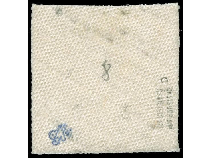 1890/1900, Krone/Adler 10 Pfg. mittelrot (ocker quarzend), mit Stempel “KAMERUN 2 3 / 95” auf Briefstück, normal gezähnt, ein