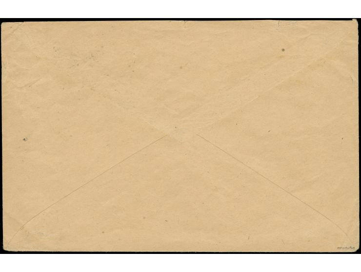 1920, Mitläufer 30 Pfg. Nationalversammlung in Mischfrankatur mit Freimarke 10 pf. auf 10 c. auf weißem Papier, mit Stempel “