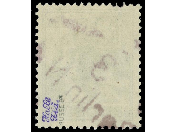 1948, “3/Berlin N 4 e” in rotviolett auf Arbeiter 12 Pfg., seltener Aufdruck, postfrisch, tadellos, sign. Halle Flä. und Buss
