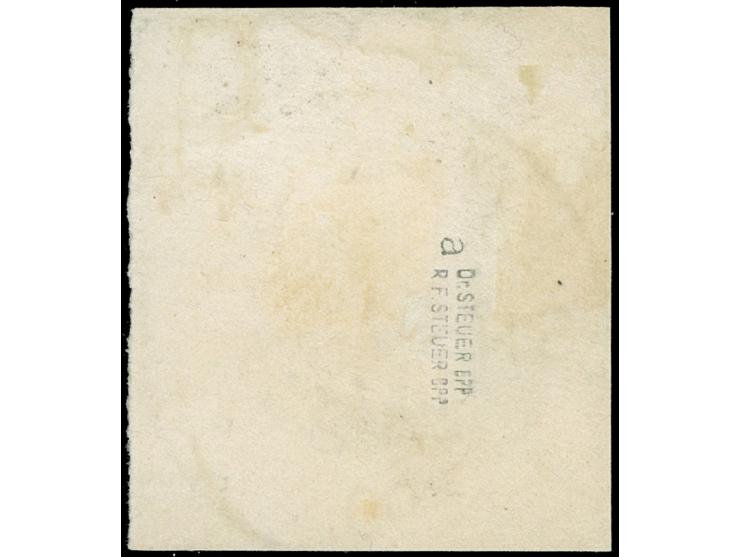 1890/1901, Krone/Adler 5 Pfg. grün, mit Plattenfehler “C in Reichspost unten mit Strich (=Cedille)", sauber gestempelt “KDPAG