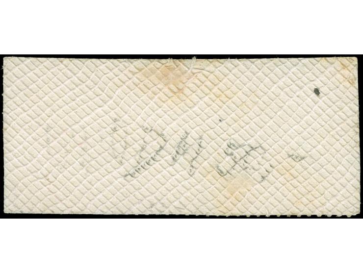 1890/1901, Innendienst 2 M. dunkelrotkarmin, waagerechtes Paar mit Plattenfehler “weißer Querstrich unter U in Deutsche und l
